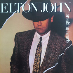 Elton John Breaking Hearts Vinyl LP USED
