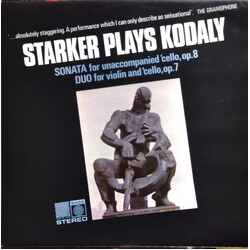 Zoltán Kodály / Janos Starker Starker Plays Kodaly Vinyl LP USED