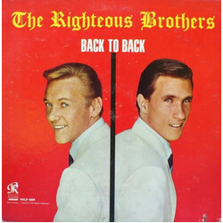 The Righteous Brothers Back To Back Vinyl LP USED