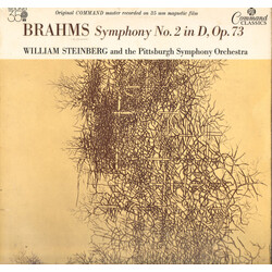 Johannes Brahms / William Steinberg / The Pittsburgh Symphony Orchestra Symphony No. 2 In D, Opus 73 Vinyl LP USED