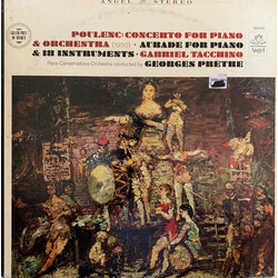 Francis Poulenc / Gabriel Tacchino / Orchestre De La Société Des Concerts Du Conservatoire / Georges Prêtre Concerto For Piano And Orchestra (1950) / 