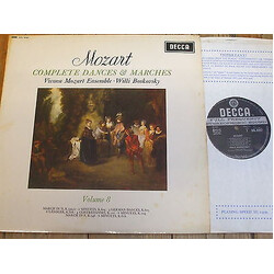 Wolfgang Amadeus Mozart / Wiener Mozart Ensemble / Willi Boskovsky Complete Dances & Marches (Volume 8) Vinyl LP USED