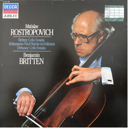 Mstislav Rostropovich / Benjamin Britten Cello Sonatas, Fünf Stucke Im Volkston Vinyl LP USED