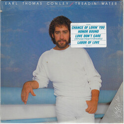 Earl Thomas Conley Treadin' Water Vinyl LP USED