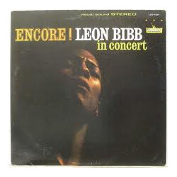 Leon Bibb Encore! Leon Bibb In Concert Vinyl LP USED