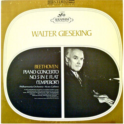 Ludwig van Beethoven / Walter Gieseking Beethoven: Piano Concerto No 5 In E Flat ("Emperor") Vinyl LP USED