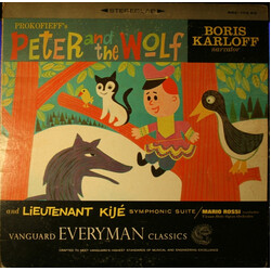 Sergei Prokofiev / Boris Karloff / Mario Rossi (2) Peter And The Wolf / Lieutenant Kijé Vinyl LP USED