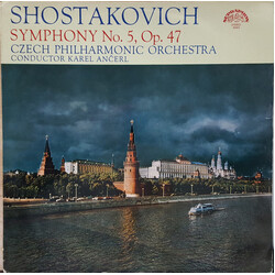 Dmitri Shostakovich / The Czech Philharmonic Orchestra / Karel Ančerl Symphony No. 5 , Op. 47 Vinyl LP USED