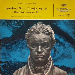 Ludwig van Beethoven / Berliner Philharmoniker / Fritz Lehmann Symphony No. 2, D Major, Op. 36 , Overture Leonora III Vinyl LP USED