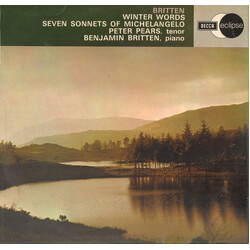 Benjamin Britten / Peter Pears / Benjamin Britten Winter Words / Seven Sonnets Of Michelangelo Vinyl LP USED