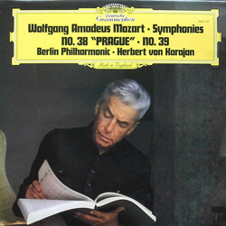 Wolfgang Amadeus Mozart / Herbert Von Karajan / Berliner Philharmoniker Symphonies Nos. 38 & 39 Vinyl LP USED