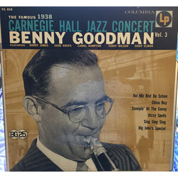 Benny Goodman The Famous 1938 Carnegie Hall Jazz Concert Vol.3 Vinyl LP USED