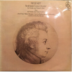 Wolfgang Amadeus Mozart / Josef Suk / Milan Škampa / The Czech Philharmonic Orchestra / Kurt Redel Sinfonia Conertante For Violin And Viola, K364 / Du