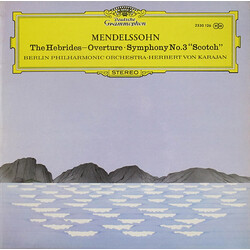 Felix Mendelssohn-Bartholdy / Berliner Philharmoniker / Herbert Von Karajan The Hebrides—Overture · Symphony No.3 “Scotch” Vinyl LP USED