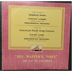 Alan Rawsthorne / Sir Michael Tippett / Philharmonia Orchestra / Constant Lambert / Walter Goehr Symphonic Studies; Concerto For Double String Orchest