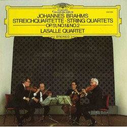 Johannes Brahms / LaSalle Quartet Streichquartette Op.51, No. 1 & No. 2 Vinyl LP USED
