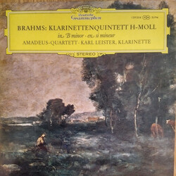 Johannes Brahms / Amadeus-Quartett / Karl Leister Klarinettenquintett H-Moll In B-minor • En Si Mineur Vinyl LP USED