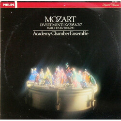 Wolfgang Amadeus Mozart / Academy Chamber Ensemble Divertimenti KV 205 & KV 247 - Marches KV 248 & KV 290 Vinyl LP USED