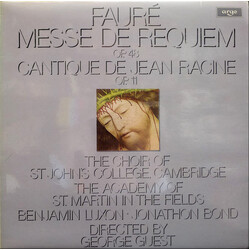 Gabriel Fauré / St. John's College Choir / The Academy Of St. Martin-in-the-Fields / Benjamin Luxon / Jonathan Bond (2) / George Guest (2) Messe De Re
