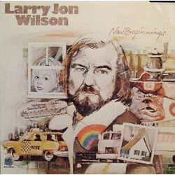 Larry Jon Wilson New Beginnings Vinyl LP USED