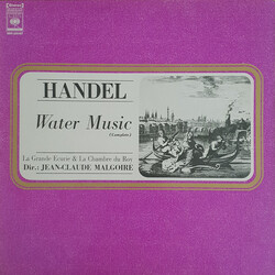 Georg Friedrich Händel / La Grande Ecurie Et La Chambre Du Roy / Jean-Claude Malgoire Water Music (Complete) Vinyl LP USED