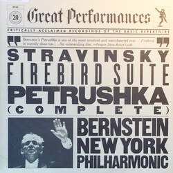 Igor Stravinsky / Leonard Bernstein / The New York Philharmonic Orchestra Firebird Suite, Petrushka (Complete) Vinyl LP USED