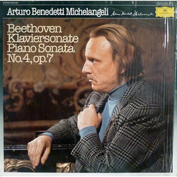 Arturo Benedetti Michelangeli / Ludwig van Beethoven Klaviersonate / Piano Sonata No.4, Op.7 Vinyl LP USED