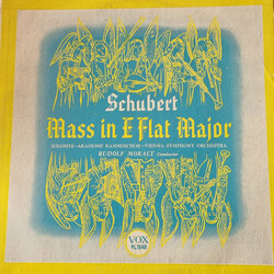 Franz Schubert / Wiener Akademie Kammerchor / Wiener Symphoniker / Rudolf Moralt Mass In E Flat Major Vinyl LP USED