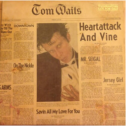 Tom Waits Heartattack And Vine Vinyl LP USED