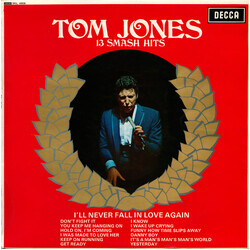 Tom Jones 13 Smash Hits Vinyl LP USED