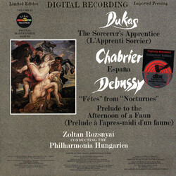 Paul Dukas / Emmanuel Chabrier / Claude Debussy / Zoltan Rozsnyai / Philharmonia Hungarica The Sorcerer's Apprentice (L' Apprenti Sorcier) / España / 