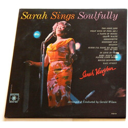 Sarah Vaughan Sarah Sings Soulfully Vinyl LP USED