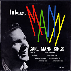 Carl Mann Like, Mann Vinyl LP USED