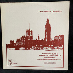 Arthur Bliss / Samuel Coleridge-Taylor / Ramon Kireilis / Lamont String Quartet Two British Quintets Vinyl LP USED