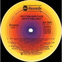 Rhythm Heritage Sky's The Limit Vinyl LP USED