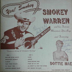 Smokey Warren And His Famous Mountain Dew Boys Yea! Smokey Vinyl LP USED