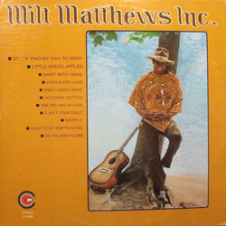 Milt Matthews Inc. Milt Matthews Inc. Vinyl LP USED