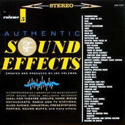 Jac Holzman Authentic Sound Effects Volume 5 Vinyl LP USED