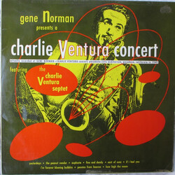 Gene Norman / Charlie Ventura / The Charlie Ventura Septet / Jackie & Roy Gene Norman Presents A Charlie Ventura Concert Vinyl LP USED