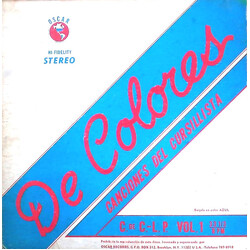 De Colores De Colores - Canciones Del Cursillista Vol. 1 Vinyl LP USED