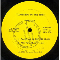 Delilah (3) Dancing In The Fire Vinyl LP USED