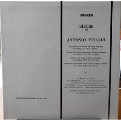 Antonio Vivaldi Four Diverse Concerti Vinyl LP USED