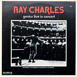 Ray Charles Genius Live In Concert Vinyl LP USED