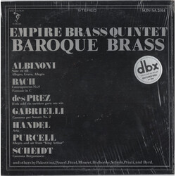 The Empire Brass Quintet Baroque Brass Vinyl LP USED