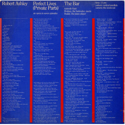 Robert Ashley Perfect Lives (Private Parts): The Bar Vinyl LP USED