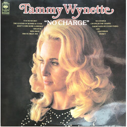 Tammy Wynette No Charge Vinyl LP USED