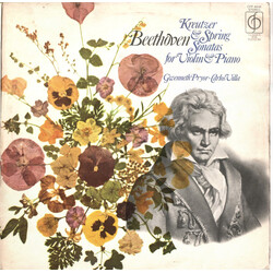 Ludwig van Beethoven / Gwenneth Pryor / Carlos Villa (2) Kreutzer & Spring Sonatas For Violin & Piano Vinyl LP USED