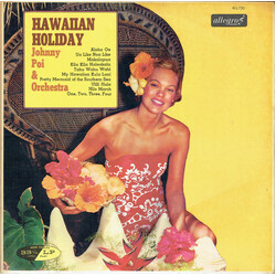 Johnny Poi And His Orchestra Hawaiian Holiday Vinyl LP USED