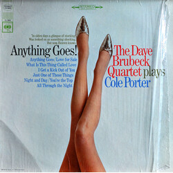 The Dave Brubeck Quartet Anything Goes! The Dave Brubeck Quartet Plays Cole Porter Vinyl LP USED