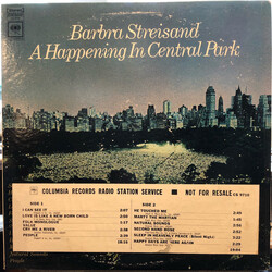 Barbra Streisand A Happening In Central Park Vinyl LP USED